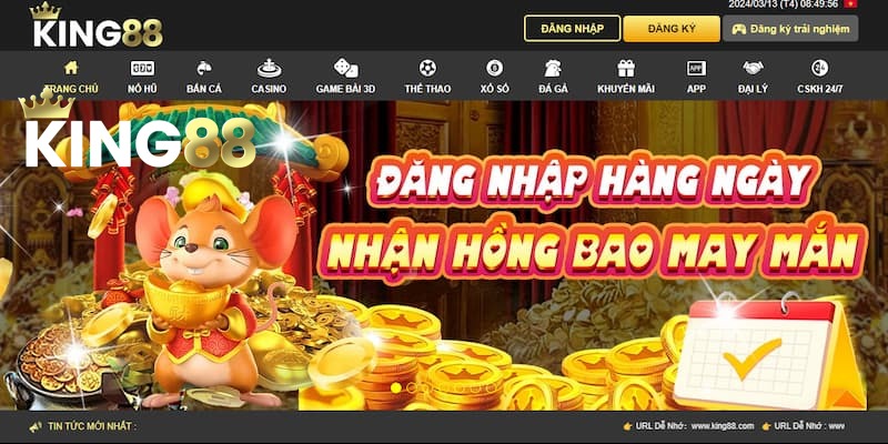 Đăng nhập king88 - thông tin chuẩn về cách thức tham gia mới đăng nhập King88
